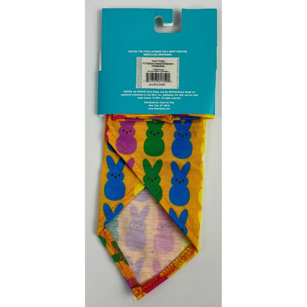 Pet Bandana Lot of 3 Peeps Sunny Lemons Dodo Print Medium Large Dog NWT - Picture 4 of 12